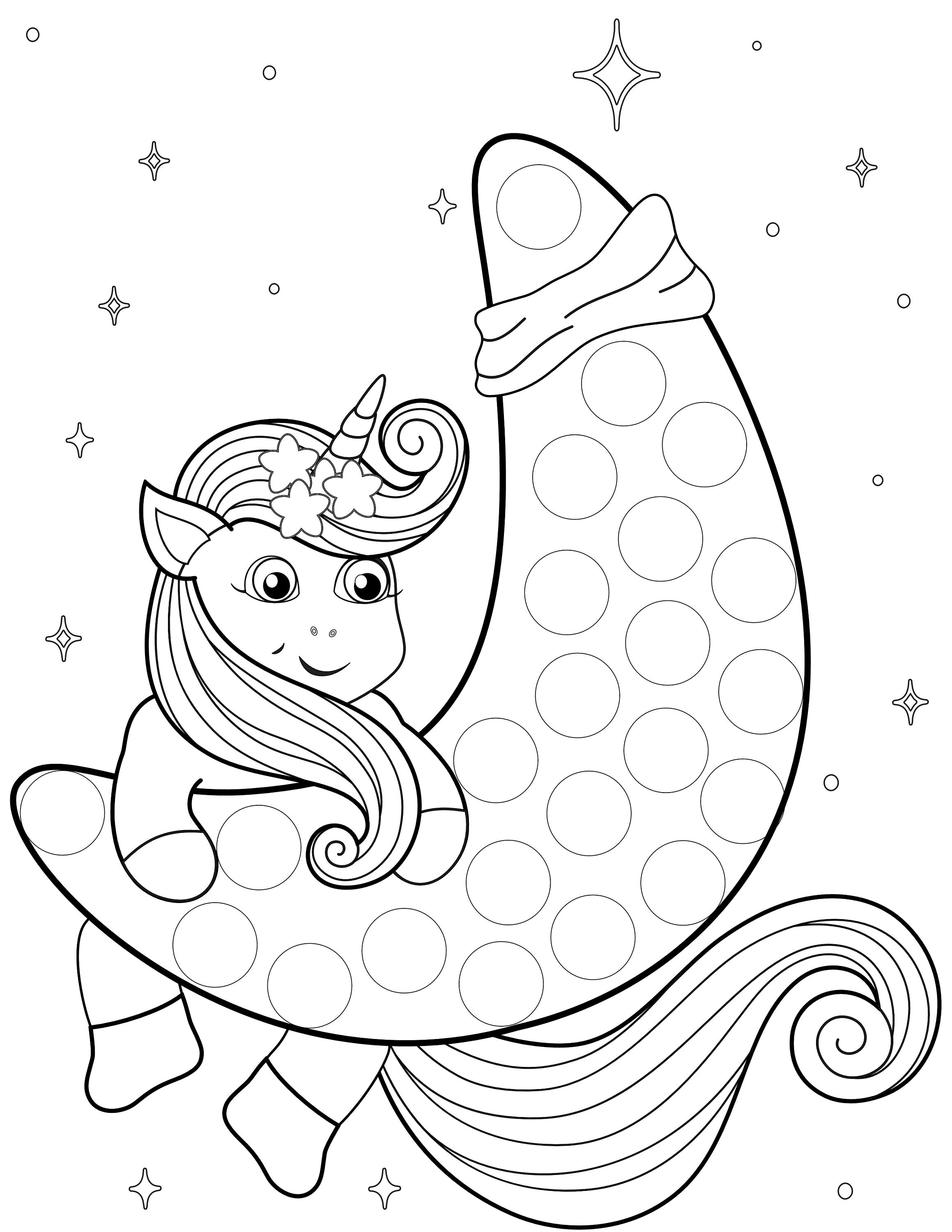 Dot Markers Activity Book for Toddlers Unicorns Cupcakes Etsy