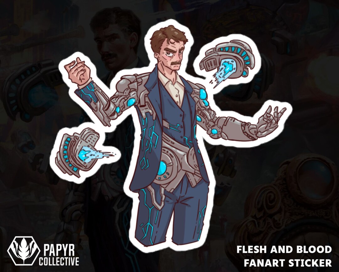 Teklovossen Bright Lights Sticker Flesh and Blood TCG Fanart - Etsy