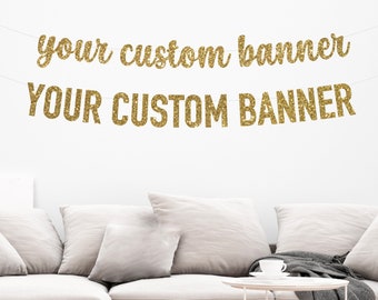 Personalized Banner | Custom Banner | Pre-strung Banner | Letter Banner | String Banner | Party Banner