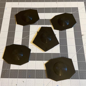 Princess Leia Gürtelakzentstücke 3D gedrucktes RAW Kit