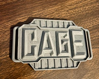 Johnny Cage Belt Buckle 3D Print