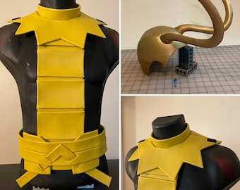 Classic Loki Cosplay - Helmet and Belt Patterns/Templates