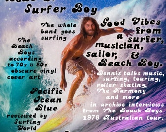 Thoughts Of You fanzine Issue 2: Surfer Boy. Dennis Wilson/Beach Boys charity pdf zine digital download
