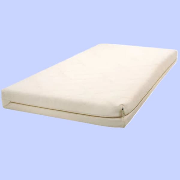 18 x 36 Organic Cradle Mattress Pad, Zippered Cover + Fitted Sheet