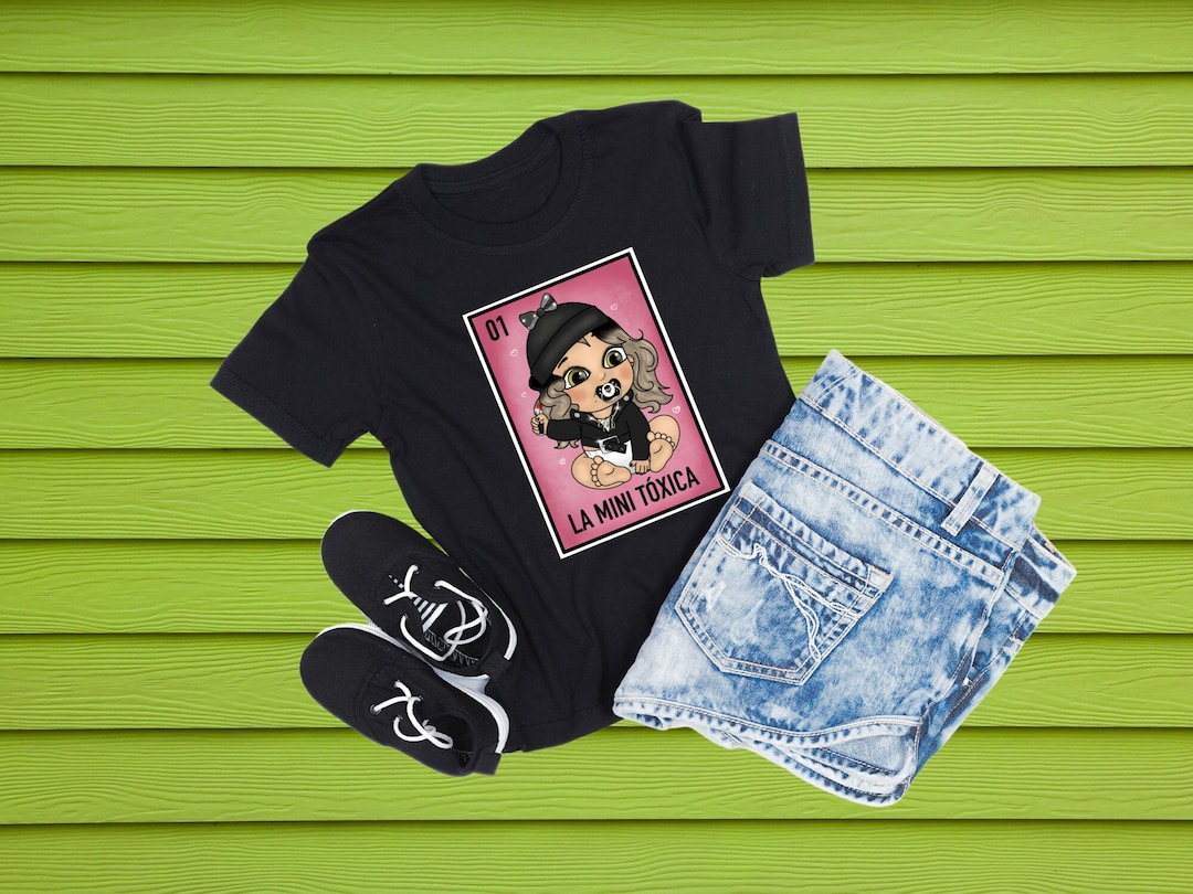 Kids Toxica Shirt La Mini Tóxica Tshirt Loteria Card - Etsy