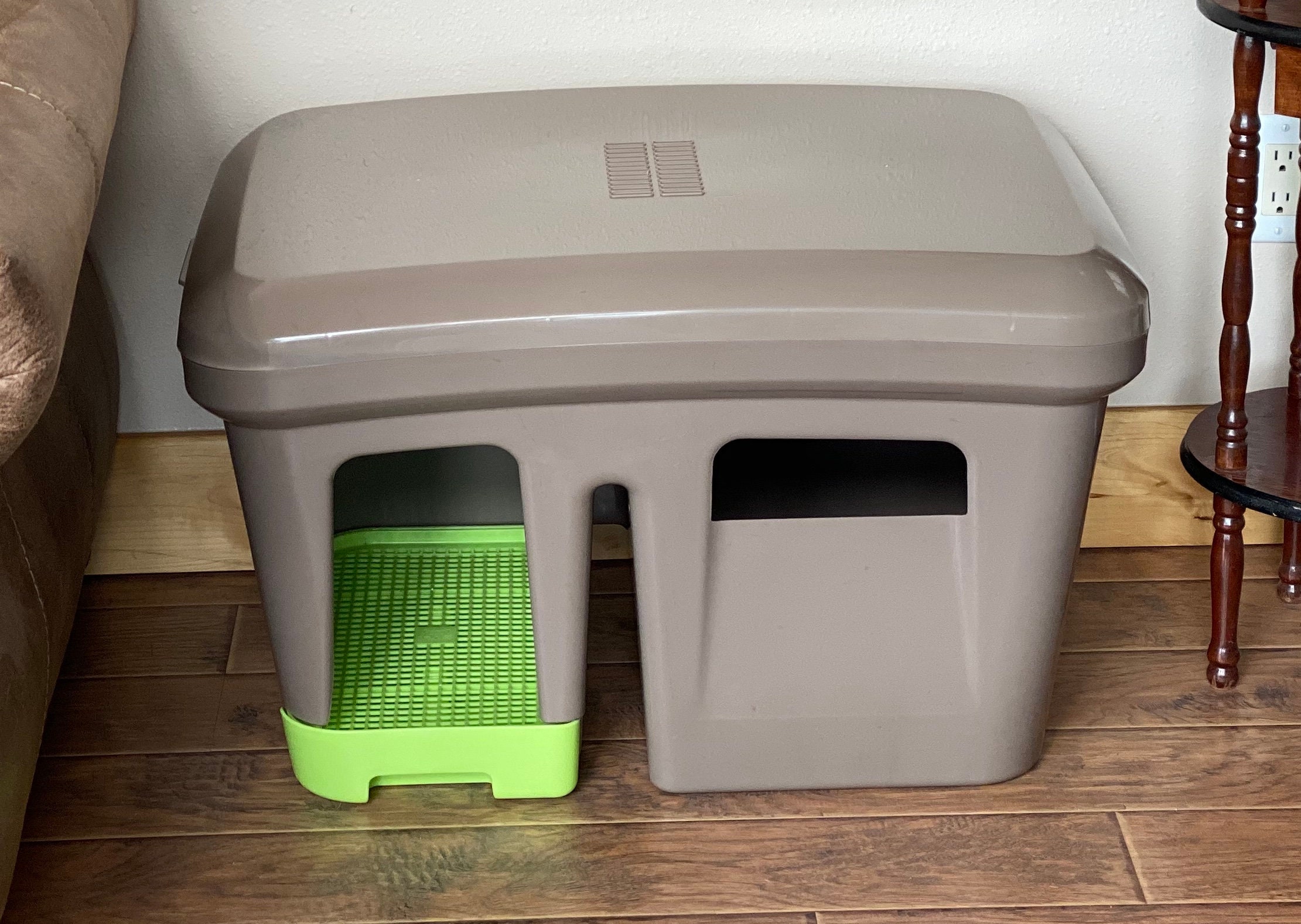 The Grate Litter Box significantly reduces litter tracking Etsy