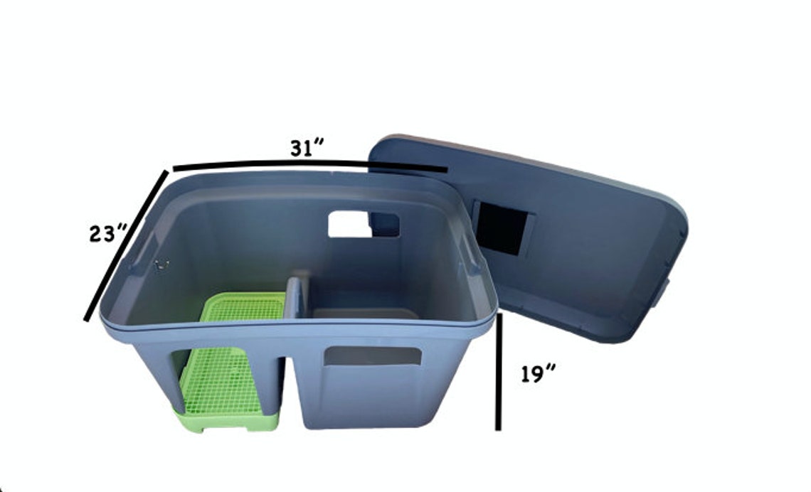 The Grate Litter Box® Significantly Reduces Litter Tracking Etsy