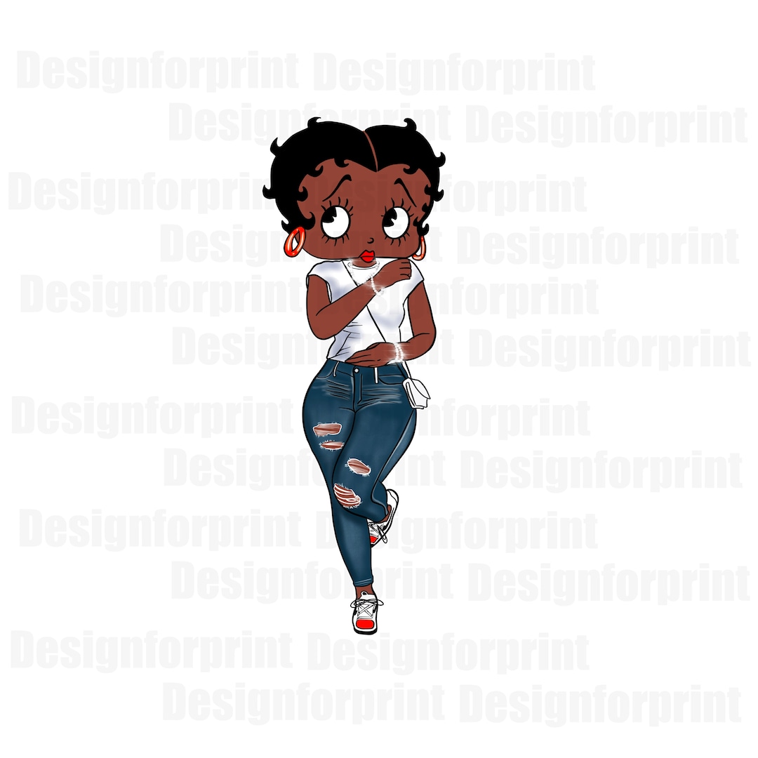 Black Betty, Design for Print, Instant Download, Sublimation, DTG