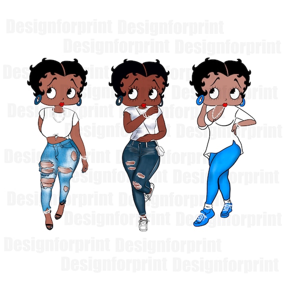 2021 Betty Boop Black Betty Boop Betty Boop Bundle - Etsy