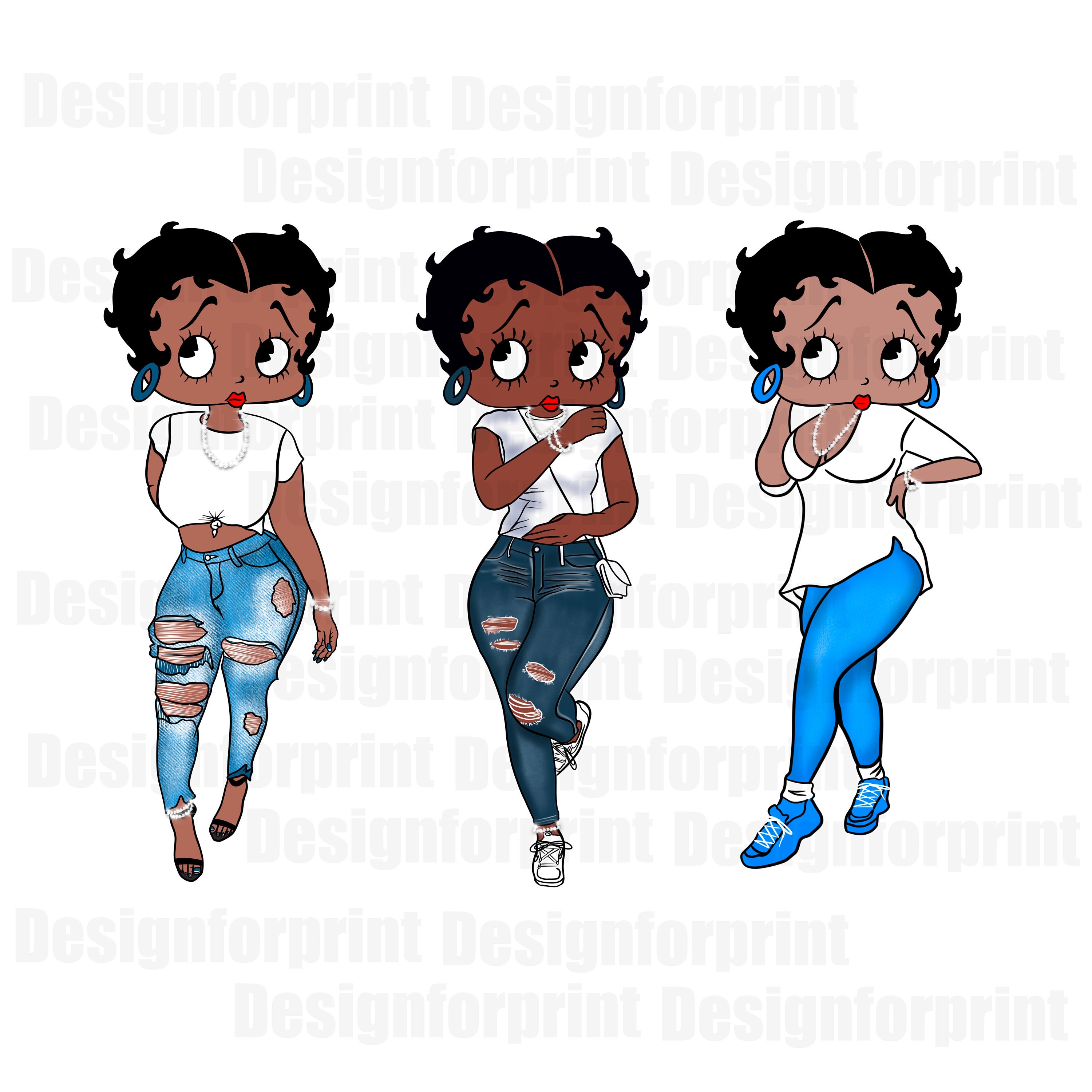 2021 Betty Boop Black Betty Boop Betty Boop Bundle Etsy