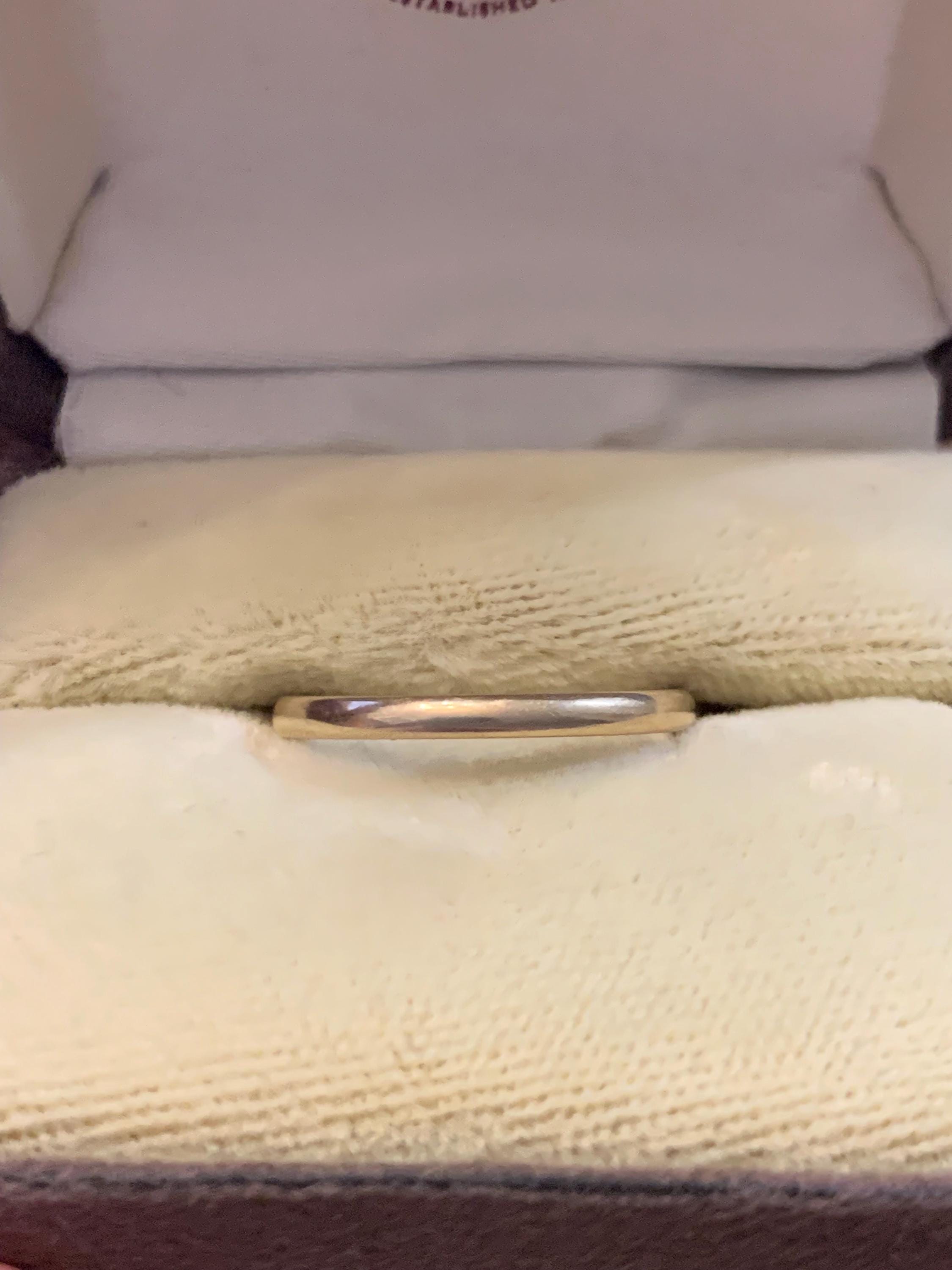 10k Vintage Yellow Gold Wedding Band Ring