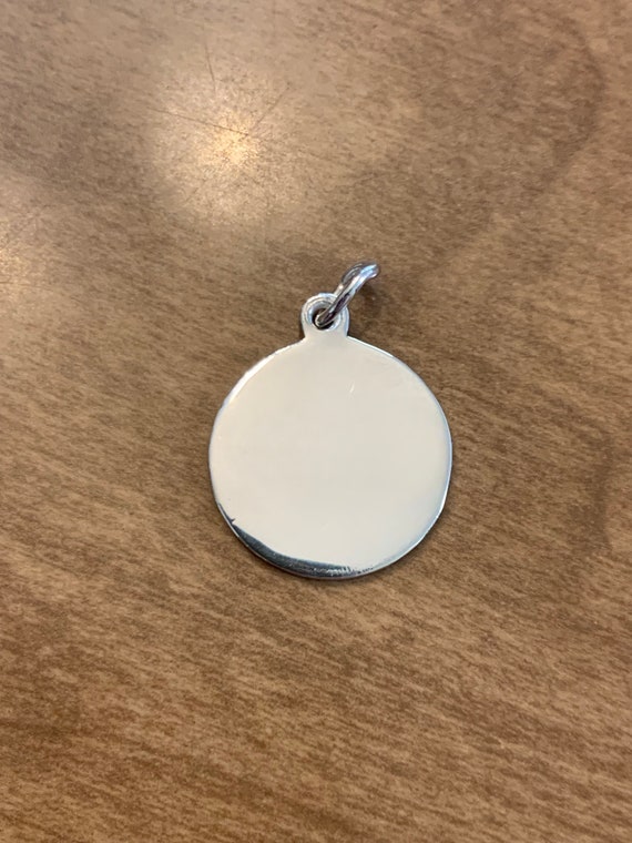Vintage Tiffany & Co. Sterling Round Pendant