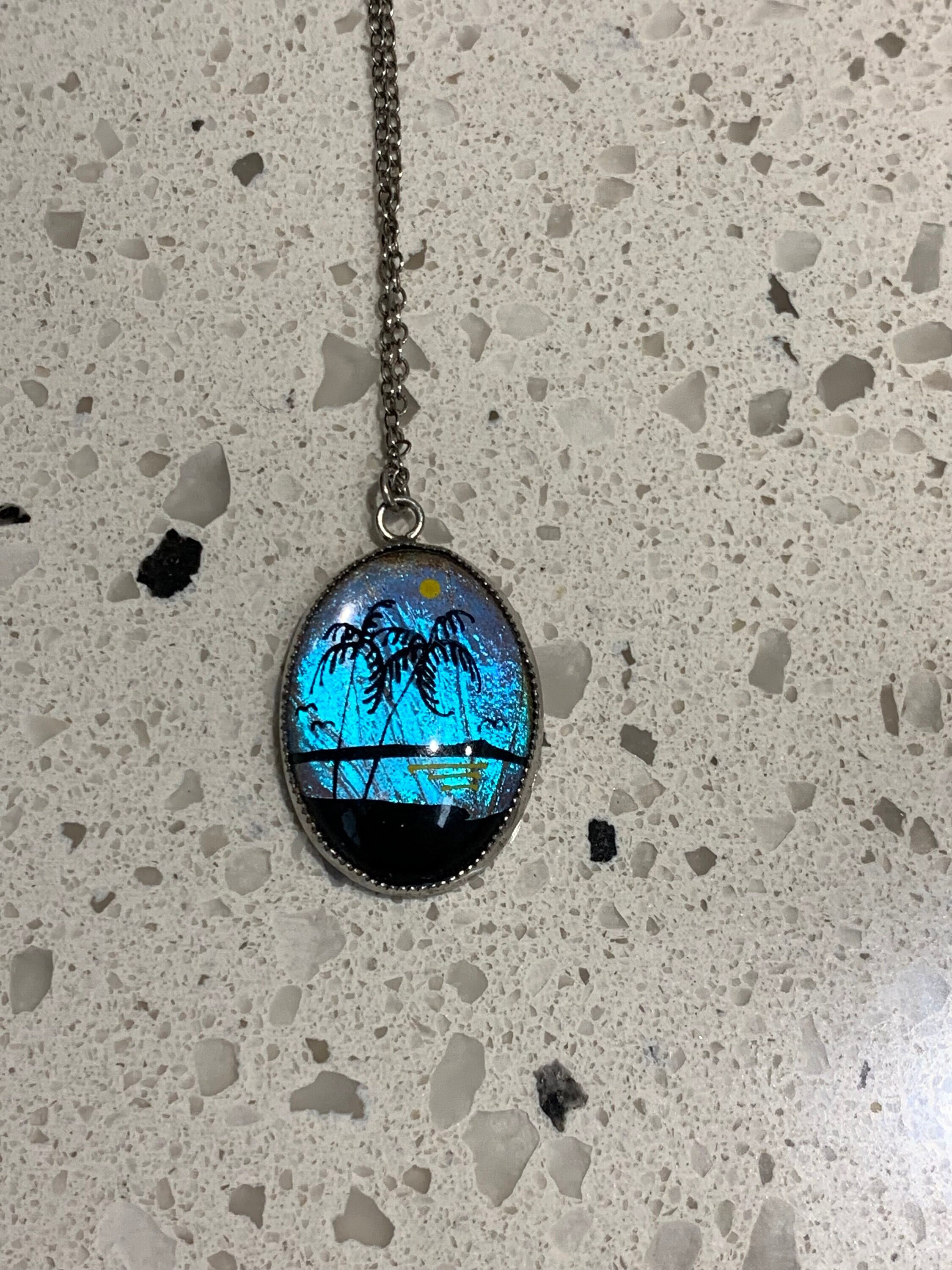 Butterfly wing jewelry vintage deals