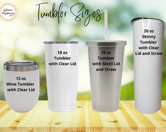 REQUEST CUSTOM ORDER - Custom / Personalized Metal Tumblers