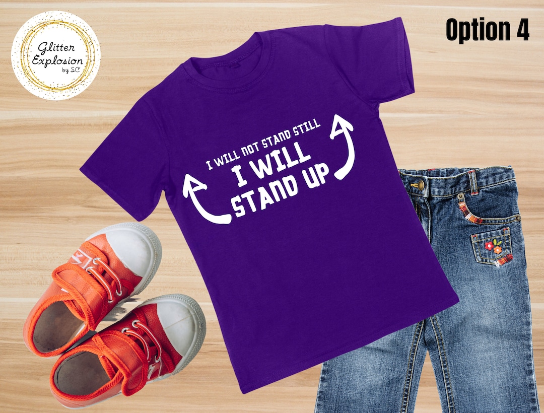 PORTION DONATED Purple Shirt Day Spirit Day Child Abuse Etsy