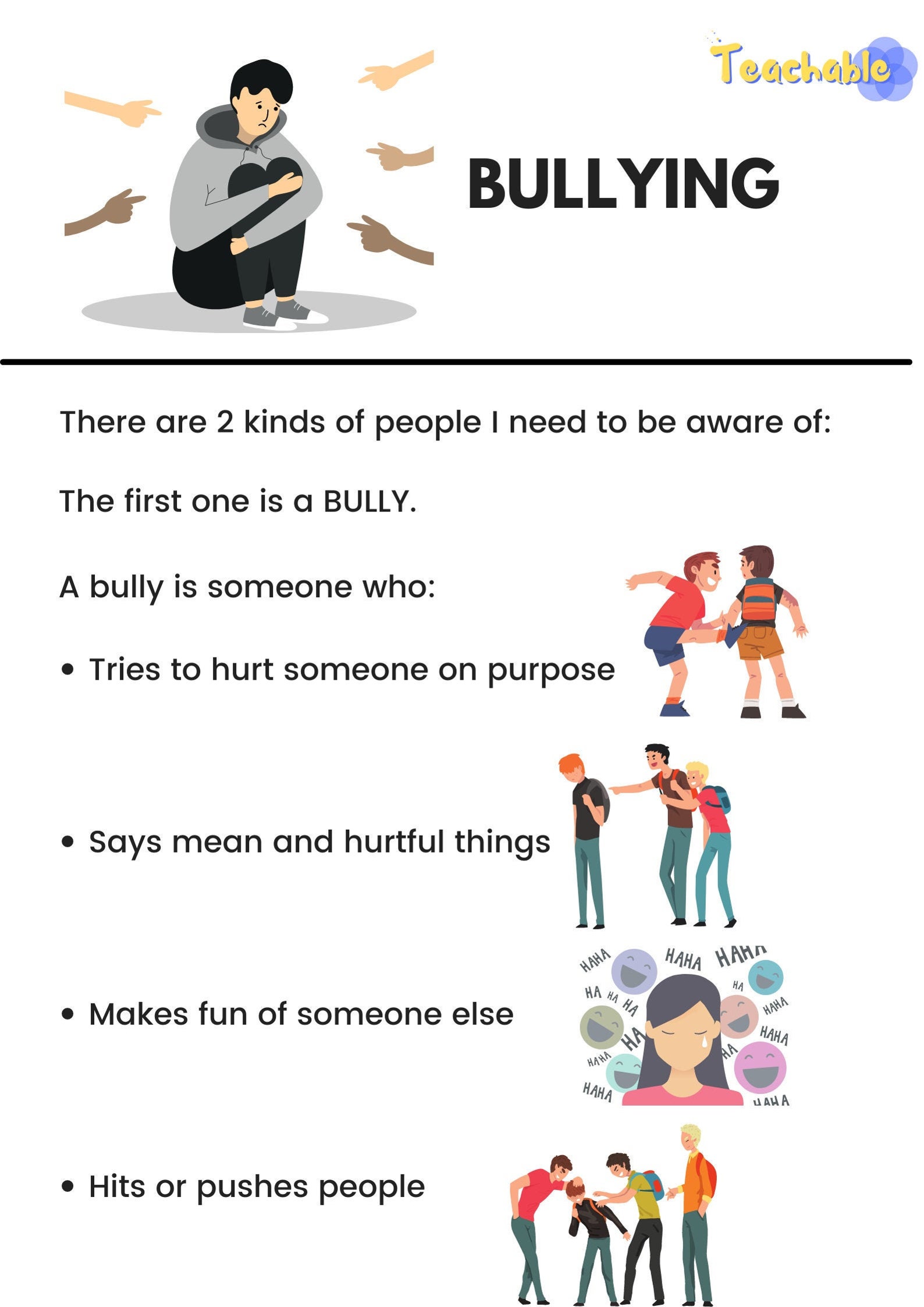 Bullying Social Story/Bullying is something all kids need to Etsy