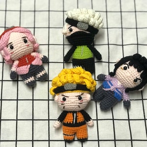 Handmade Ninja dolls, Fox Ninja, Lightning Ninja, Leaf Ninja, Sharringan Ninja, Team Seven, Ninja Dolls, Nine Tails Ninja