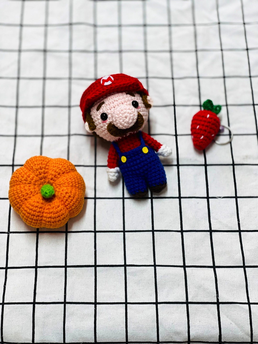 Mario Crochet Doll From the Super Mario Franchise Amigurumi Crochet - Etsy