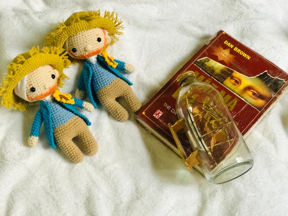 Peluche Van Gogh 36 Cm En Coton Bio - Marque Global Affairs