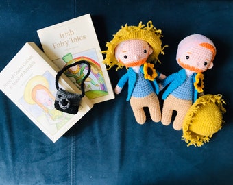 Van Gogh Crochet, Van Gogh Doll, Van Gogh Plush, Stuffed Van Gogh, Amigurumi Van Gogh, Van Gogh Statue, Van Gogh Artist, Handmade Van Gogh