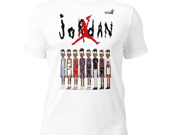 Jordan Collection T-Shirt: Unisex Cotton Graphic Tee