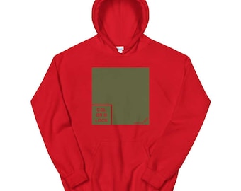 Army Green ColorBlock Hoodie