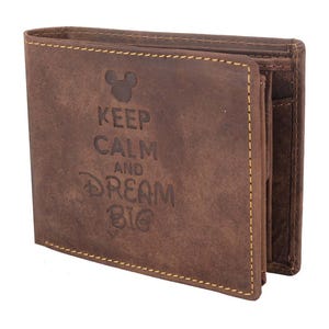 Genuine Leather Wallet, Engraved Wallet, Minimalist Wallet, Gift for Him, Bifold Leather Wallet, Plain Leather Wallet, Handmade Wallet