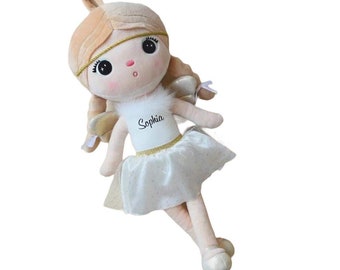 Bambola Metoo "Snow" Angel 48 cm - Personalizzabile, con nome, bambola coccol, Angelo,