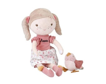 Puppe Anna - Little Dutch Kuschelpuppe, Weihnachten, Geschenk, Personalisiert, Mit Name ,Stoffpuppe