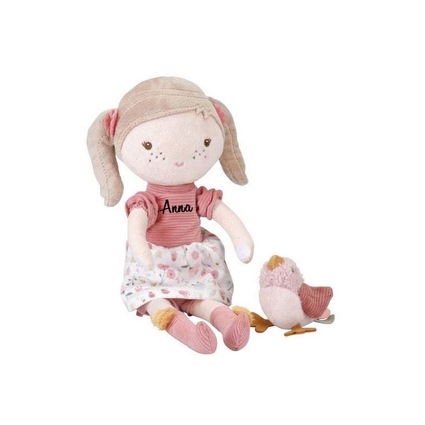 Puppe Anna - Little Dutch Kuschelpuppe, Weihnachten, Geschenk, Personalisiert, Mit Name ,Stoffpuppe