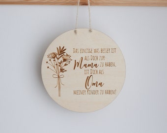 Mom - Wooden Sign Mother's Day Gift Sign,DIY Best Mom