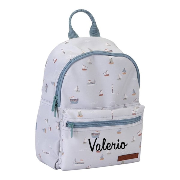 Kinderrucksack Sailors Bay Little Dutch Personalisiert Kinder Rucksack Mit Name Kita Kindergarten