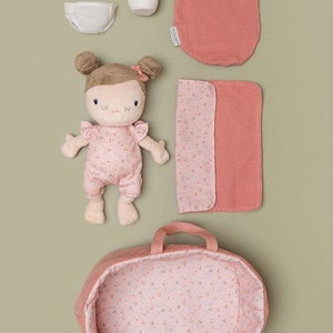 Little Dutch Babypuppe Puppe Rosa mit Zubehör, Personalisiert mit Namen Puppe, Geschenk Bild 2