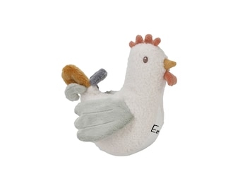 Steh-auf Huhn Little Farm - Little Dutch Baby Spielzeug Personalisiert Mit Name Weihnachten Geschenk Wackel