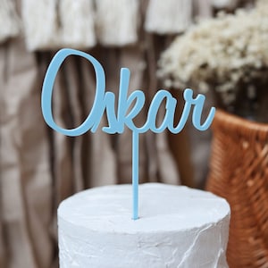 Nome del cake topper in acrilico - Single Cake Plug Cake Deco DIY Topper Cake Topper Cake Attachment Nome della torta