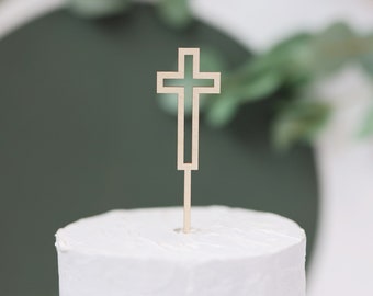 Mini cake topper cross communion / confirmation / baptism DIY cake decoration cake decoration
