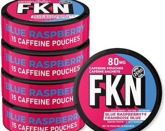Fkn Caffeine Pouches (Blue Raspberry) 80MG