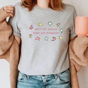 T-shirt Heartstopper, Non lasciare che nessuno ti faccia sparire, Charlie Spring, Nick Nelson, Heartstopper TV Show Merch, Regalo per l&#39;amico LGBTQIA+