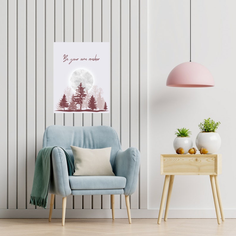 Teen Wolf high-quality poster inspired by the empowering quote Melissa McCall says to Scott McCall, “Be Your Own Anchor”. Beautiful wall art for Teen Wolf Room Decor. Perfect Christmas gift for a Scott McCall and Teen Wolf fan!
