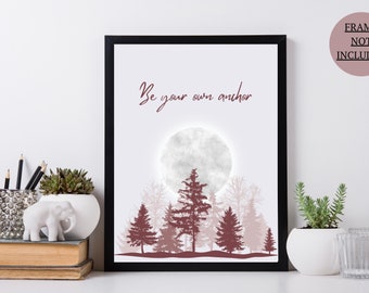 Teen Wolf Poster, “Be Your Own Anchor” Quote, Scott McCall, Allison Argent, Wall Art Room Decor, Gift For Teen Wolf Fan, Teen Wolf Merch