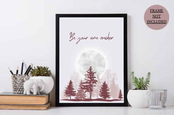 Teen Wolf Poster, “Be Your Own Anchor” Quote, Scott McCall, Allison Argent, Wall Art Room Decor, Gift For Teen Wolf Fan, Teen Wolf Merch