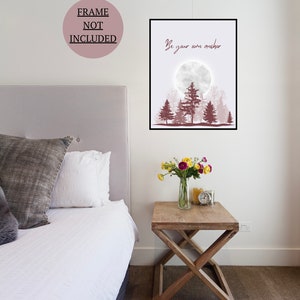 Teen Wolf high-quality poster inspired by the empowering quote Melissa McCall says to Scott McCall, “Be Your Own Anchor”. Beautiful wall art for Teen Wolf Room Decor. Perfect Christmas gift for a Scott McCall and Teen Wolf fan!