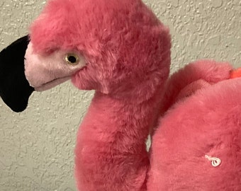 WILD REPUBLIC Roze flamingo-knuffel - Ecokins-knuffel