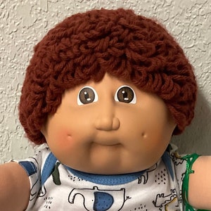 Vintage Cabbage Patch Kid Boy Doll: Auburn Hair, Brown Eyes, Second Edition