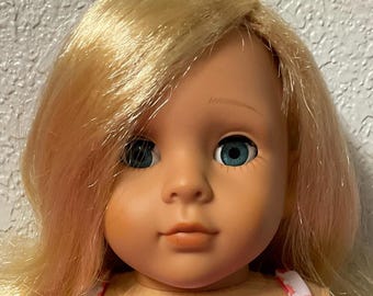 Kingstate The Dollcrafter 18 inch Girl Fashion Doll Golden Blonde Hair Blue Eyes Collectors Doll Gifts For Daughter Girls Sister Friend mom