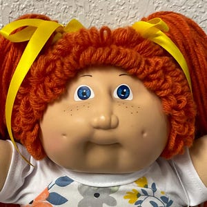 Vintage 1983 Cabbage Patch Kid Doll: First Edition Freckles, Red Hair