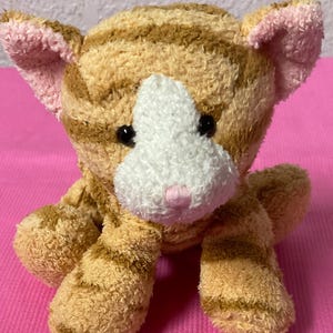 Vintage Russ Berrie Tabbies Luv Plush Kitten