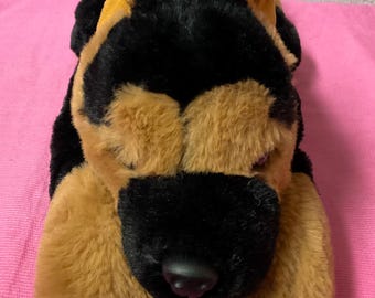 FAO Schwarz Plush German Shepherd Puppy Dog Plush Toys Stuffed Animals Gifts For Daughter Sister Wife Mom Girls Her