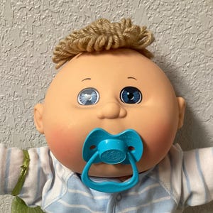 Cabbage Patch Kids BabyLand Exclusive Boy Doll 01B Blue Eyes Wheat Hair Tuft Collectors Doll Gifts For Girls Mom Daughter Sister wife her