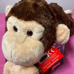 Aurora World Brown Plush Chimpanzee - Flopsies Stuffed Monkey